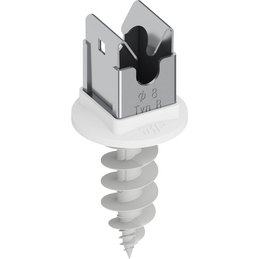 Conductor fastener, V2A, Ø 8 mm type B