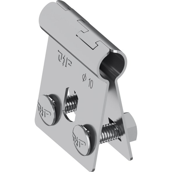 Seilsicherungsklemme V2A, Ø 10 mm