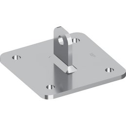 Abspannplatte V2A, für Reetdächer